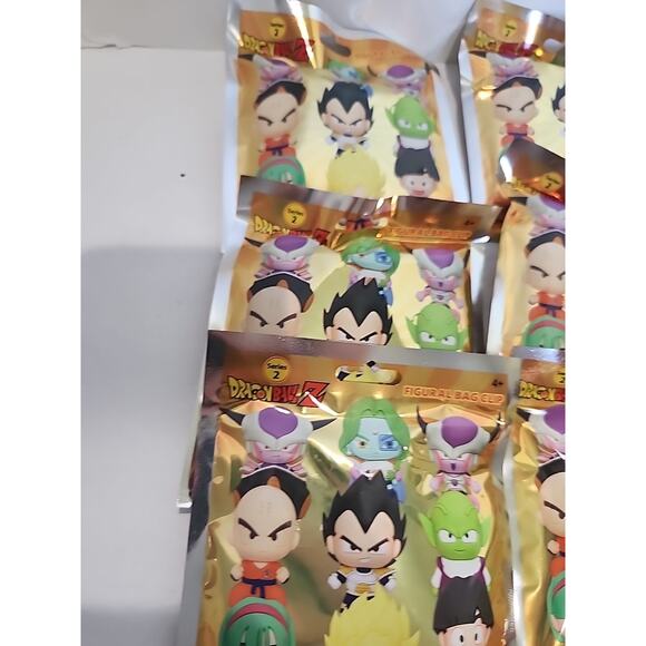 Dragon Ball Z Series 2 3D Figural Bag Clip Blind Bag New Sealed Set Of 6 - Picture 2 of 4